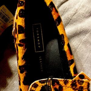 New, never worn. Leather, Size 6.5